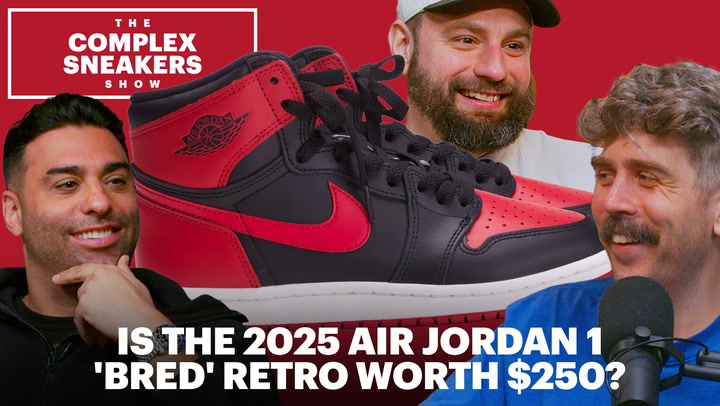 Is the 2025 Air Jordan 1 'Bred' Retro Worth $250? | The Complex Sneakers Show