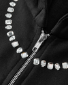 Swarovski Logo Cropped Zip-Up