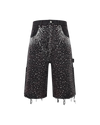 Redial 20k Diamond Shorts in Washed Black