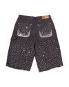 Redial 20k Diamond Shorts in Washed Black